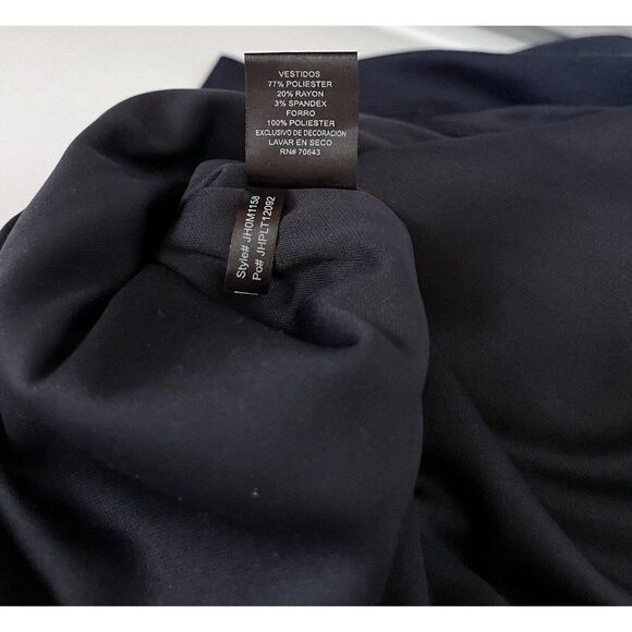 Jessica Howard Sleeveless Navy Blue Sheath Dress Size 8 Business Professional - Picture 8 of 8